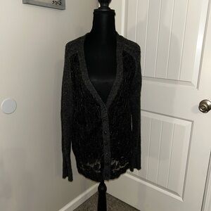 Simply Vera Vera Wang Black Cardigan